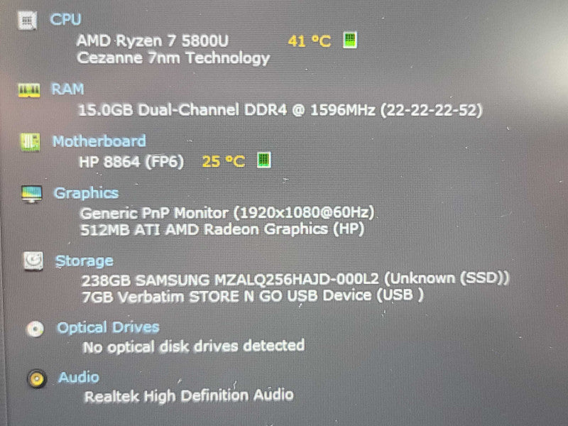 HP ProBook 455 G8| Ryzen 75800U| 16GB DDR4| 256GB SSD READ  β Lap200