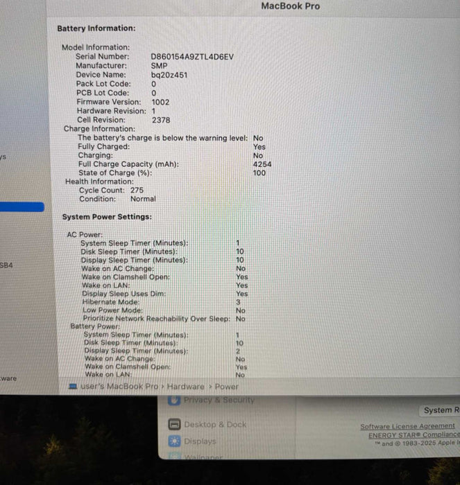 Apple MacBook Pro 13" Touchbar 2019 i5-8257U 8GB 256SSD READ!