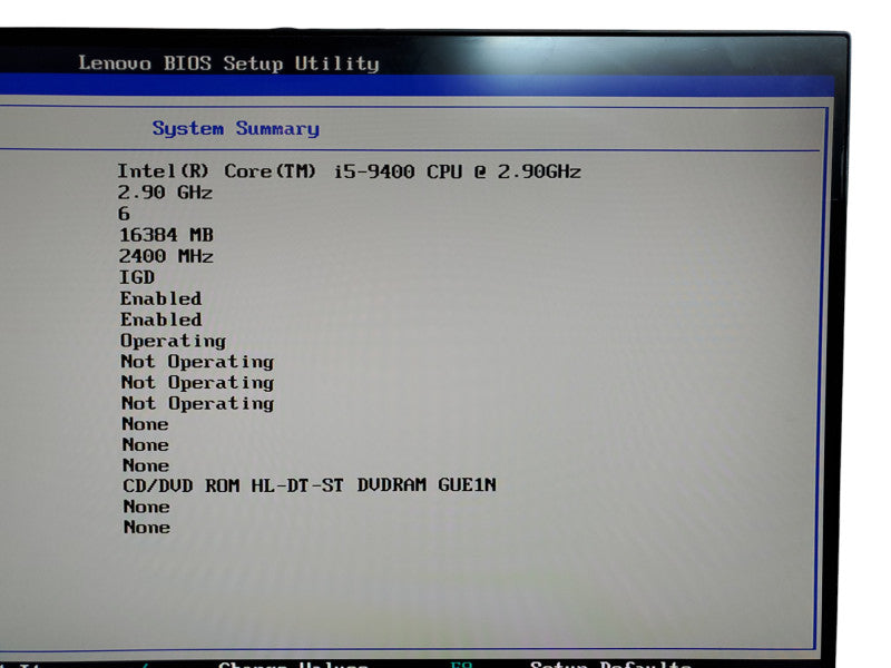 Lenovo ThinkCentre M720s SFF i5-9400 | 16GB RAM | No HDD