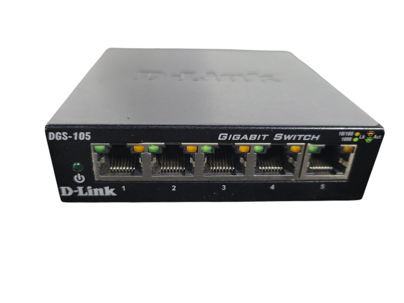 D-Link DGS (DGS-105) 5-Port Gigabit External Switch !