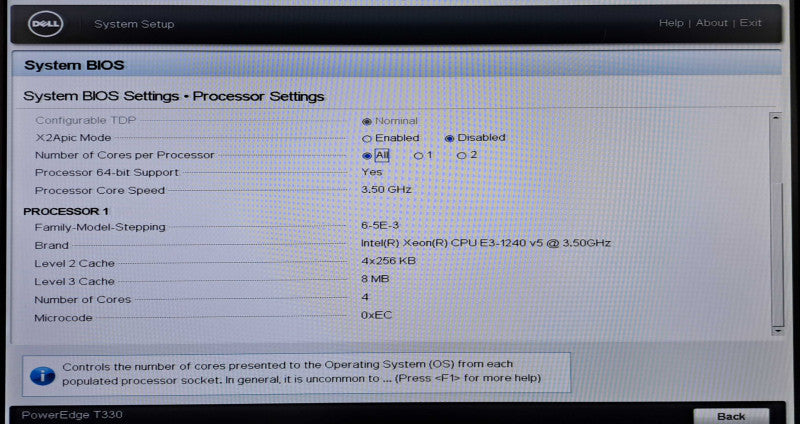 Dell PowerEdge T330 | Xeon E3-1240 v5 @3.50GHz, 16GB DDR4, H330 RAID
