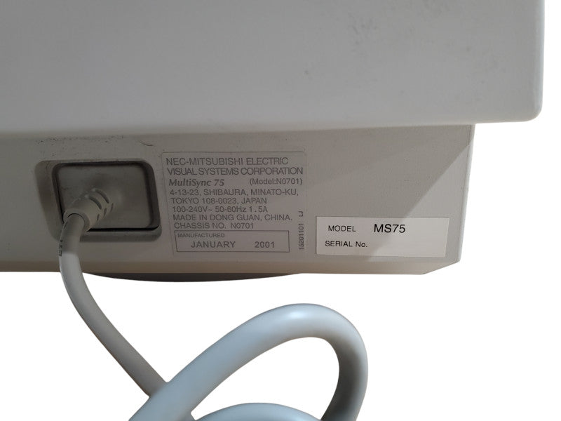 NEC MultiSync75 | CRT Computer Monitor | N0701