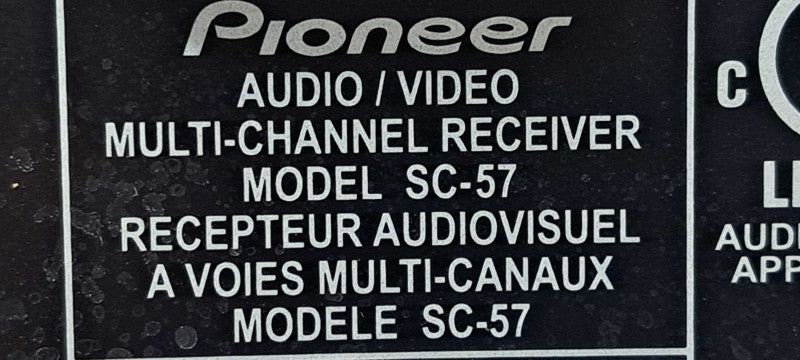 Pioneer Elite SC-57 9.1-Channel AV Receiver
