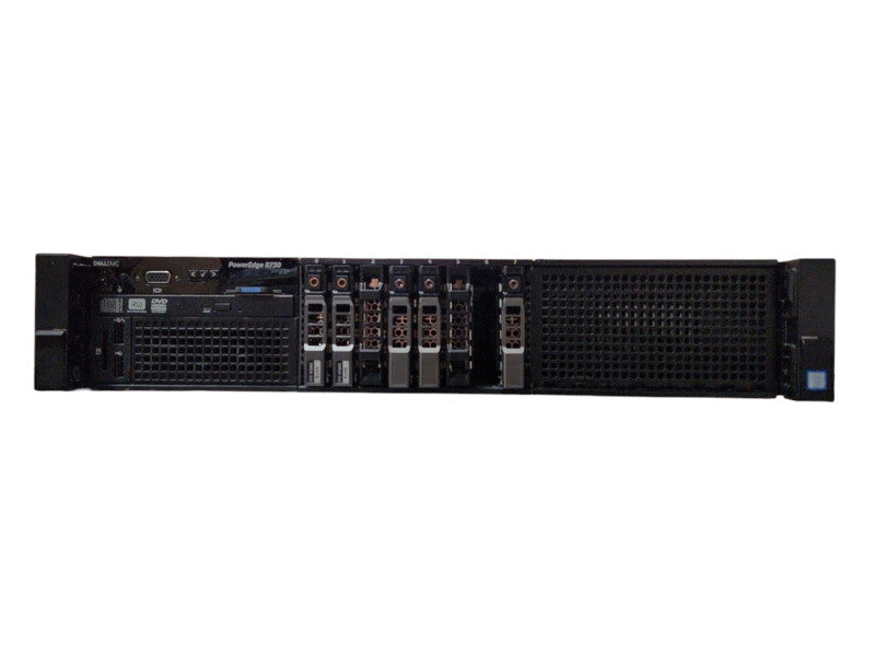 Dell PE R730 2U 8x2.5", Barebone w/ 2x Heatsinks & 2x PSU, No CPU/RAM