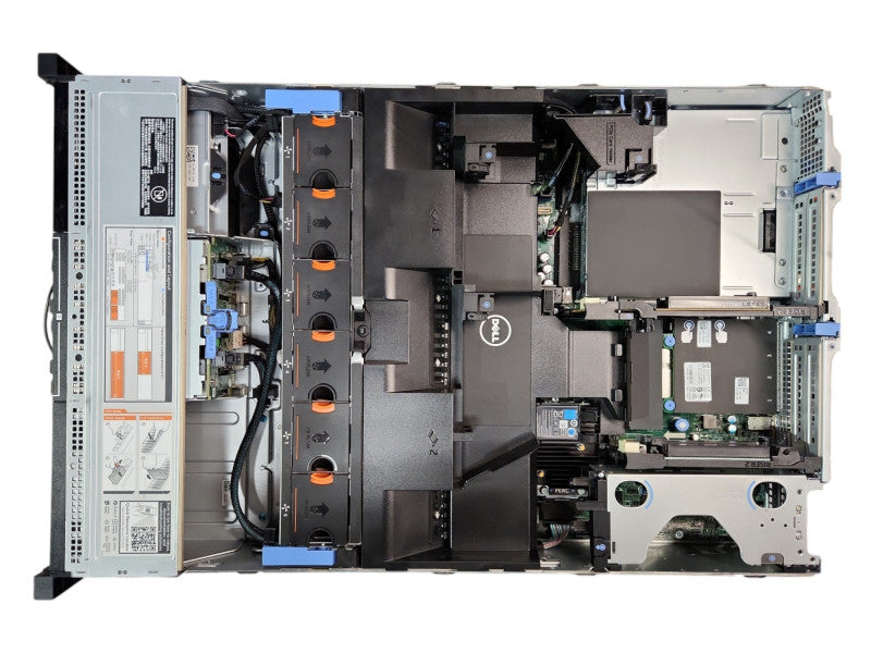 Dell PE R730 2U 8x2.5", Barebone w/ 2x Heatsinks & 2x PSU, No CPU/RAM