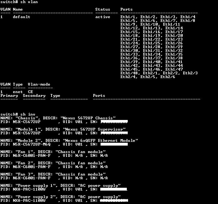Cisco Nexus N5K-C5672UP 48x SFP+ 6x QSFP+ Network Switch