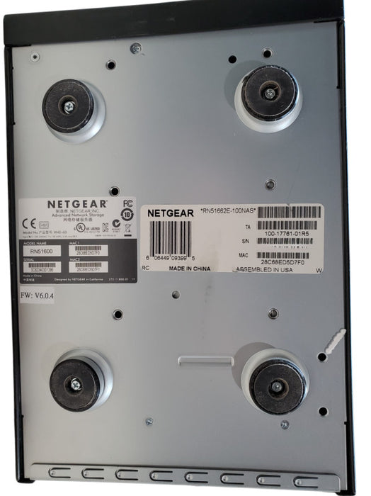 Netgear RN51600 6-Bay ReadyNAS | No HDD/Caddies | *READ*