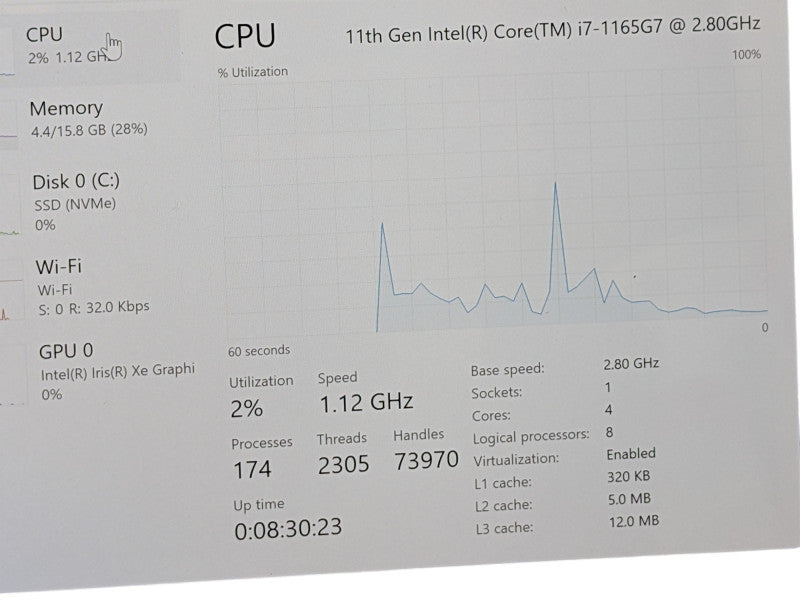 Surface Pro 7+ 1960 Intel Core i7-1165G7 16GB RAM 256GB Storage  - Lap200