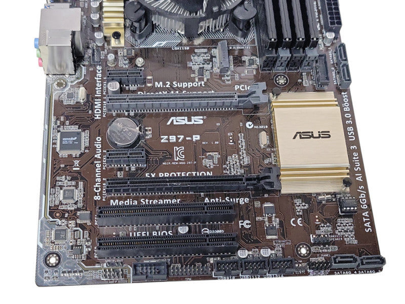 ASUS Z97-P Desktop Motherboard LGA 1150 w/ Core I7-4790 CPU and 32GB RAM _