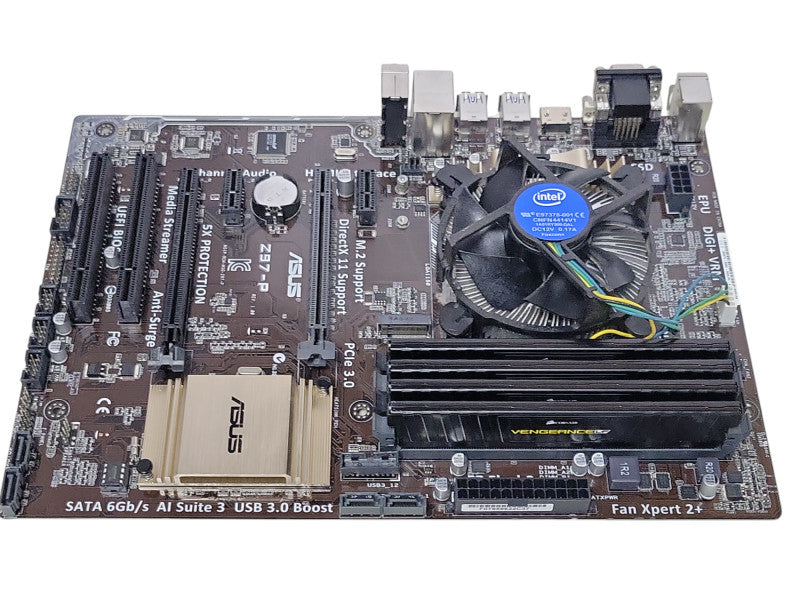 ASUS Z97-P Desktop Motherboard LGA 1150 w/ Core I7-4790 CPU and 32GB RAM _