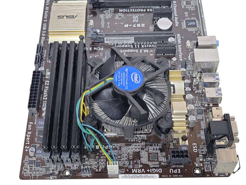 ASUS Z97-P Desktop Motherboard LGA 1150 w/ Core I7-4790 CPU and 32GB RAM _