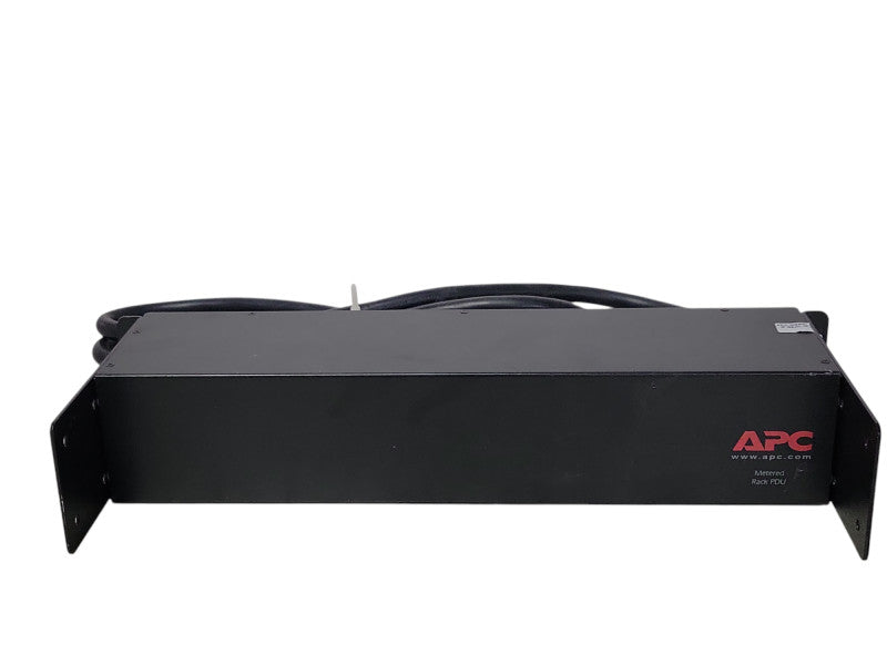 APC AP7811 Metered PDU 2U 24A 208V 50/60Hz 12XC13 4XC19 with Rack Ears _