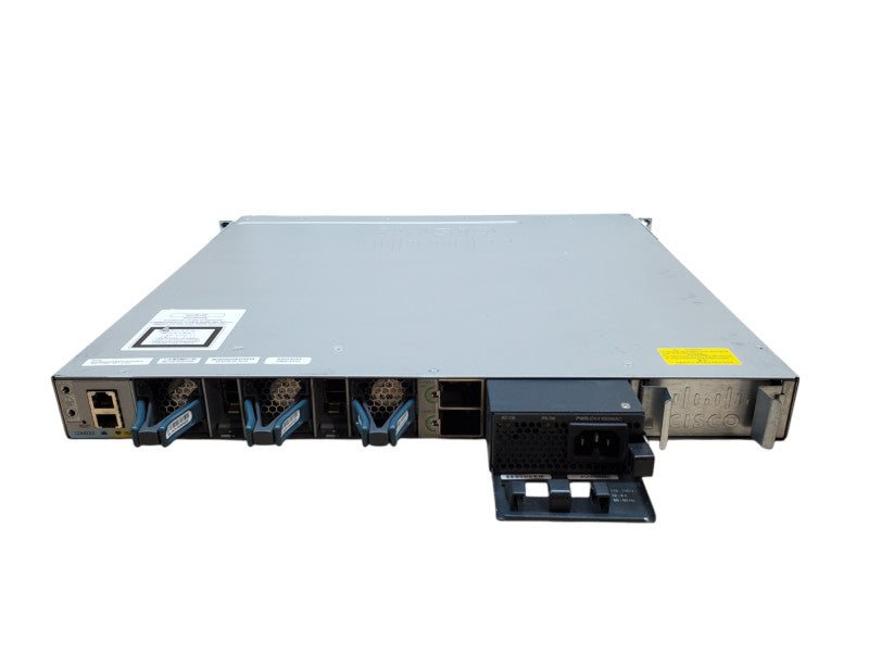 Cisco WS-C3850-48F-S 48-Port Gigabit PoE+ Switch 1x 1100W PSU C3850-NM-2-10G