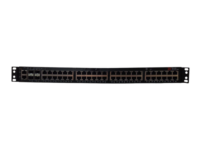 Brocade ICX 6430-48P ICX6430-48P 48x1GbE RJ45 PoE + 4x 1GbE SFP Port Switch