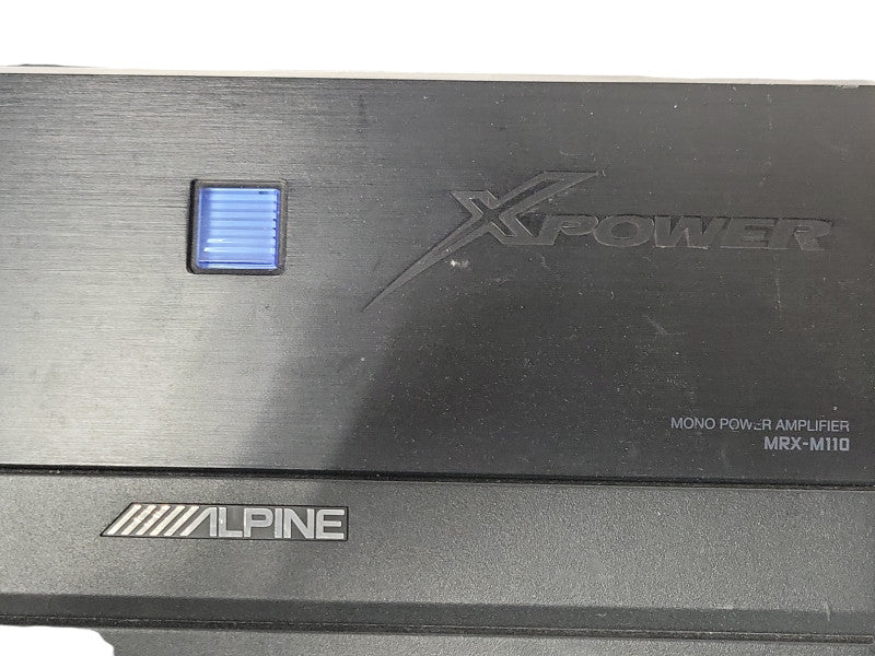 Alpine xpower mono power amplifier MRX-M110, Read _