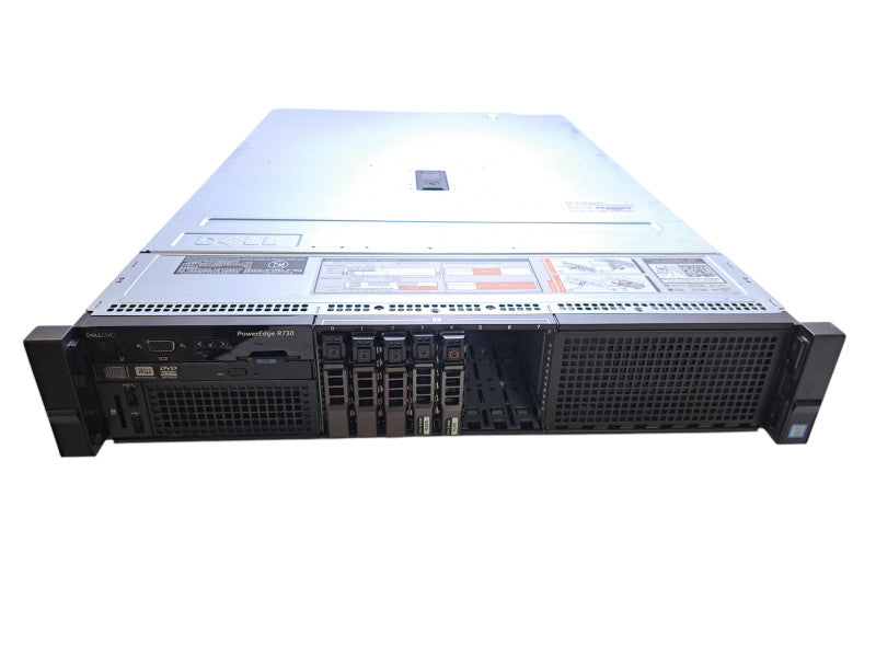 Dell R730 2U 8x 2.5"| 2x Xeon E5-2660 v3 @2.60GHz, 64GB DDR4, H730 Mini, SFP+