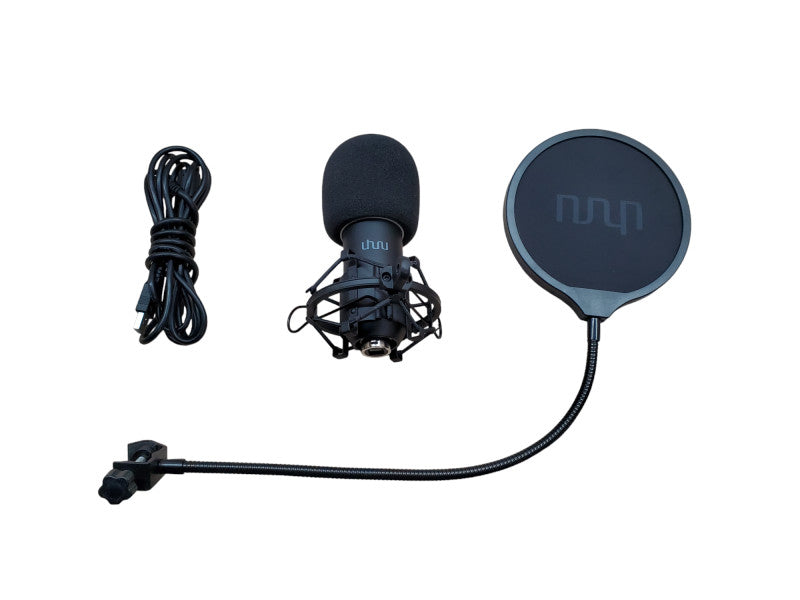 Uhuru USB Microphone | with USB Cable & Pop Filter