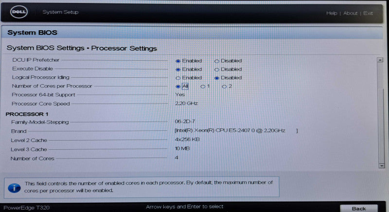 Dell PowerEdge T320 | Xeon E5-2407 0 @2.20GHz, 16GB DDR4, H710P, 2x 750W