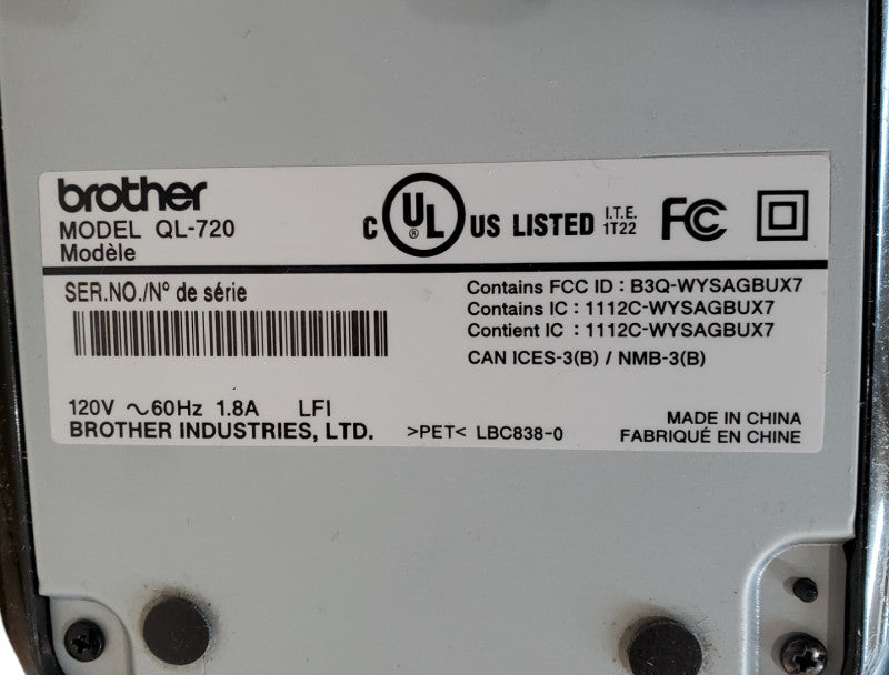 Brother QL-720NW | USB Monochrome Label Printer