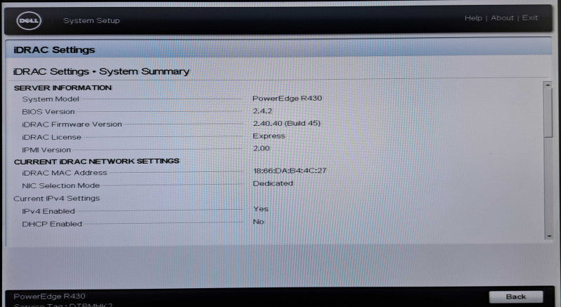 Dell R430 1U 4x 3.5" | 2x Xeon E5-2623 v4 @2.60GHz, 32GB DDR4, H730 Mini
