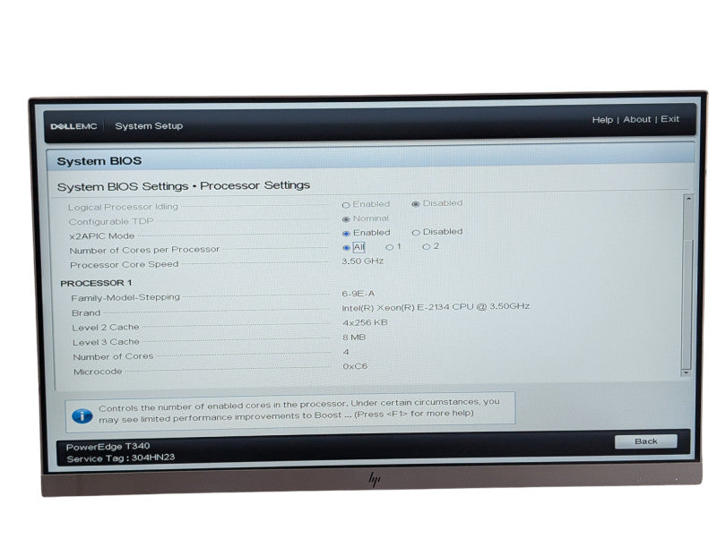 DELL PowerEdge T340 Intel Xeon E-2134 32GB RAM H730P RAID READ  -