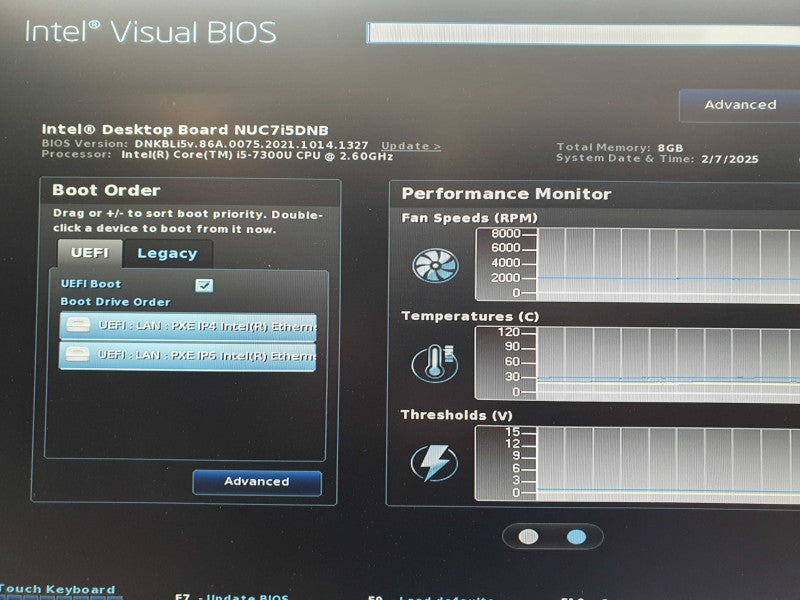 Intel NUC7i5DNK Mini PC | i5-7300U @ 2.60GHz | 8GB DDR4 | No HDD/OS