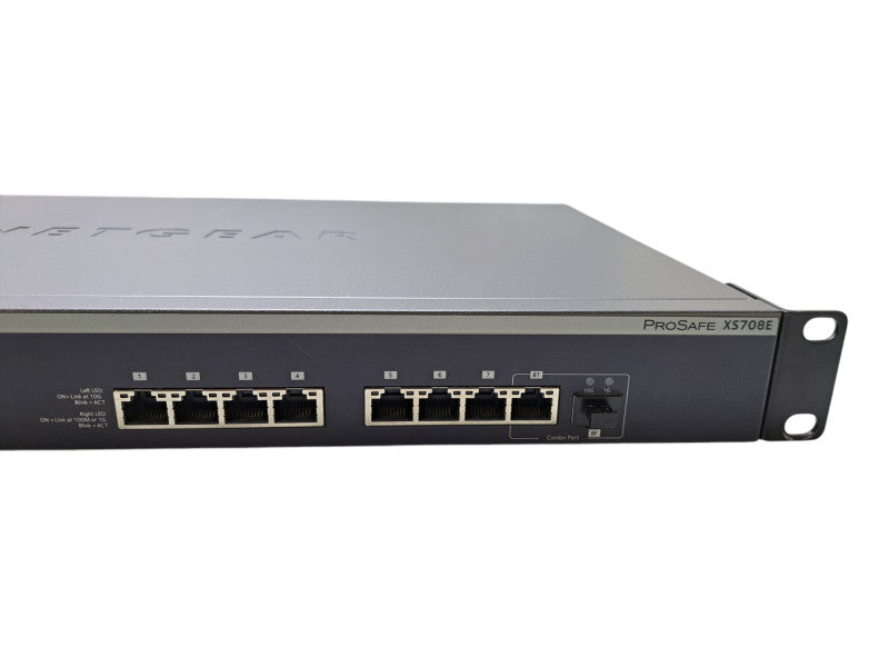 Netgear ProSafe XS708E | 8-Port 10GBase-T Ethernet Web Managed Switch *READ*