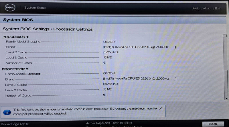 Dell R720 2U 16x 2.5" | 2x Xeon E5-2620 0 @2.00GHz, 64GB DDR3, H310 Mini