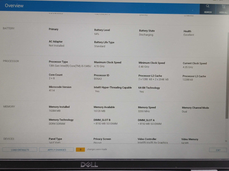 Dell Latitude 5440| i5-1345U| 16GB DDR4| NO SSD FOR PARTS/REPAIR  Qβ Lap200