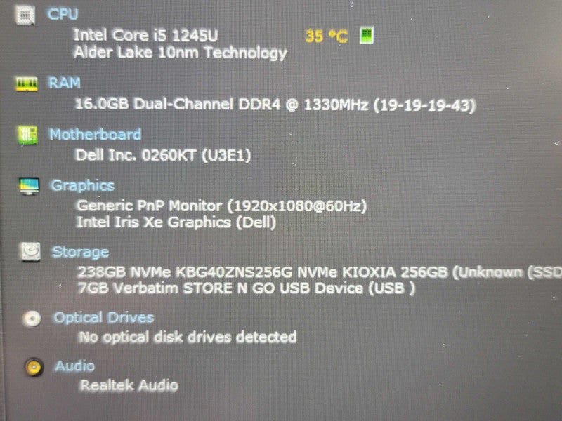 Dell Latitude 5430| i5-1245U| 16GB DDR4| 256GB SSD READ β Lap200