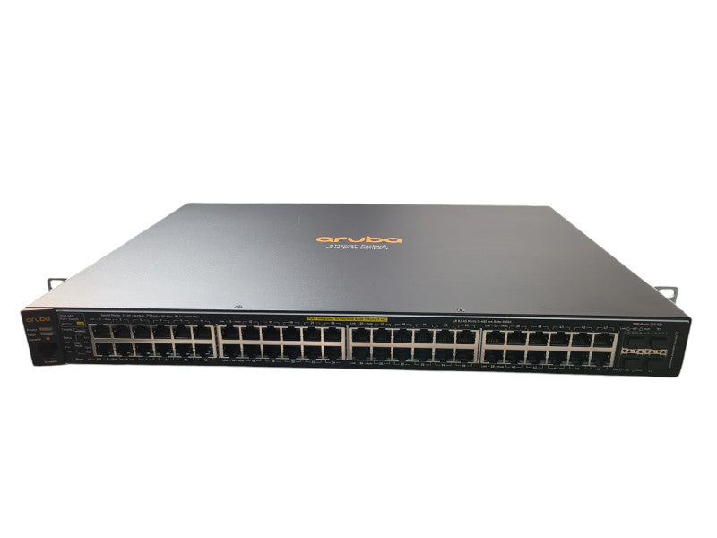 ARUBA J9772A 2530-48G PoE+ 48 PORT ETHERNET SWITCH W/ RACK EARS !