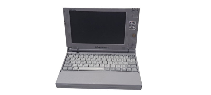 Vintage Toshiba Libretto 100CT|166 MHz Intel Pentium MMX CPU|32MB RAM | READ