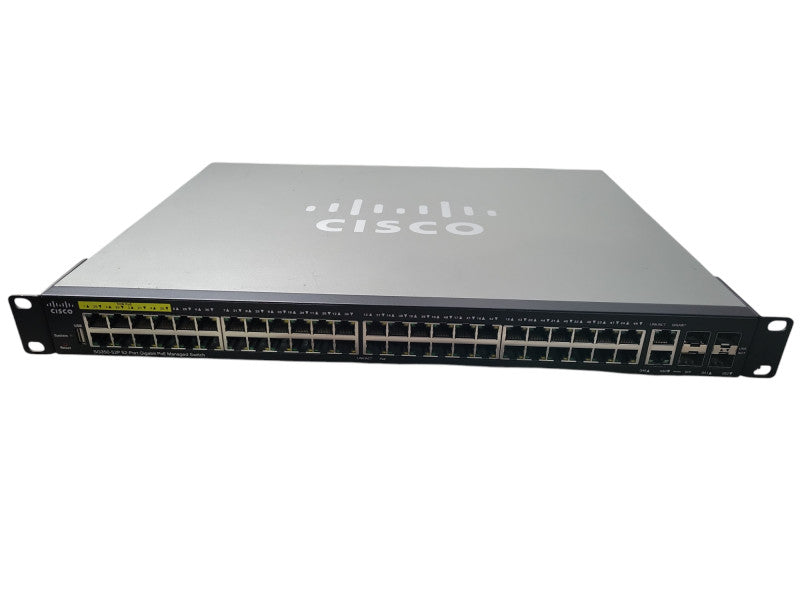 Cisco SG350-52P-K9 52-Port Gigabit PoE Managed Ethernet Switch !