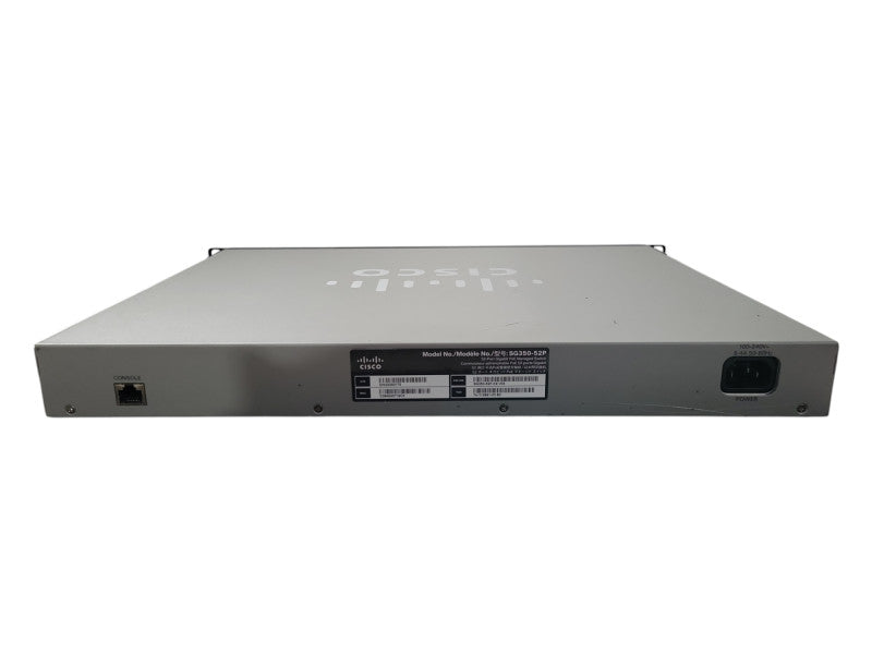 Cisco SG350-52P-K9 52-Port Gigabit PoE Managed Ethernet Switch !