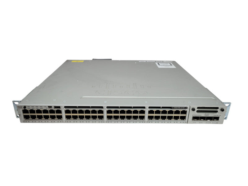 CISCO WS-C3850-48F-S V03 | 48-Port Gigabit PoE+ Switch | 1x1100W PSU| NM2-10G %