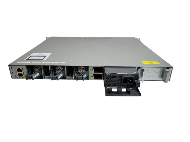 CISCO WS-C3850-48F-S V03 | 48-Port Gigabit PoE+ Switch | 1x1100W PSU| NM2-10G %