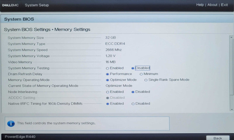 Dell PE R440 1U 8x 2.5" 2x Xeon Gold 6152 2.10GHz 22C, 32GB DDR4, PERC H750 _