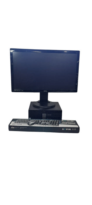 Full PC Set To Plug & Use: i5-7500 CPU| 8GB RAM| 750GB Storage|24" Monitor