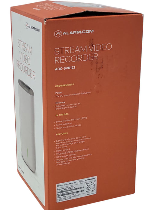 Alarm.com Stream Video Recorder ADC-SVR122, READ _