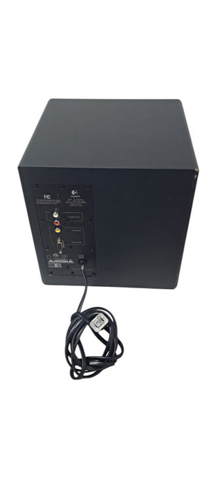 Logitech Z523 Speaker System Subwoofer Only S-00076A AV RCA Inputs Black