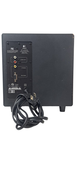 Logitech Z523 Speaker System Subwoofer Only S-00076A AV RCA Inputs Black