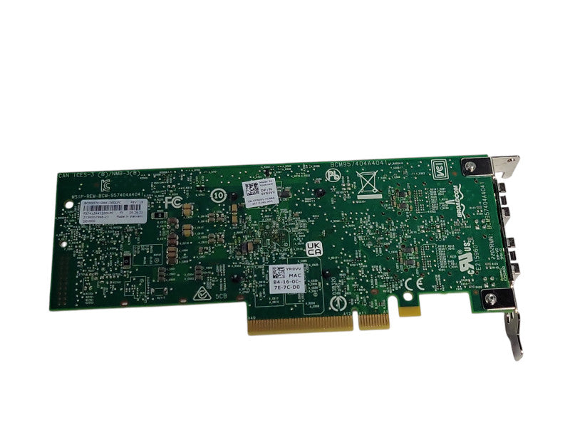 Dell 0YR0VV Broadcom 57412 10Gb SFP+ Dual Port Low Profile Network Card _
