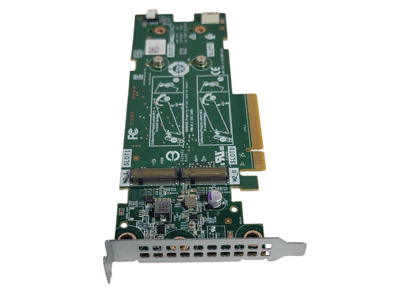 Dell PE M.2 X2 Solid State Storage Adapter Card PCIe Low Profile 061F54 _