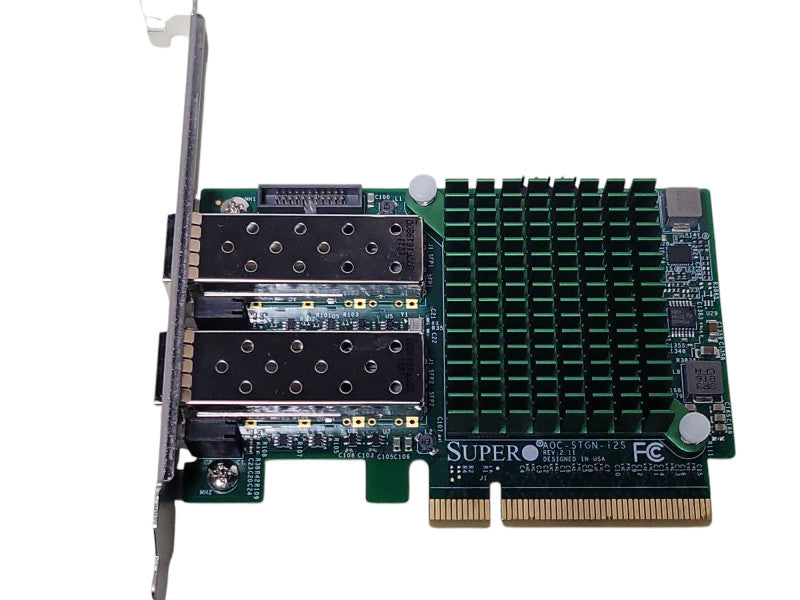 SuperMicro AOC-STGN-I2S Dual Port 10GB SFP+ 10GB Card Rev 2.1 Low Profile _