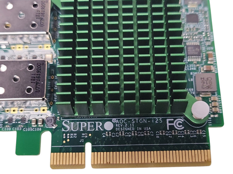 SuperMicro AOC-STGN-I2S Dual Port 10GB SFP+ 10GB Card Rev 2.1 Low Profile _