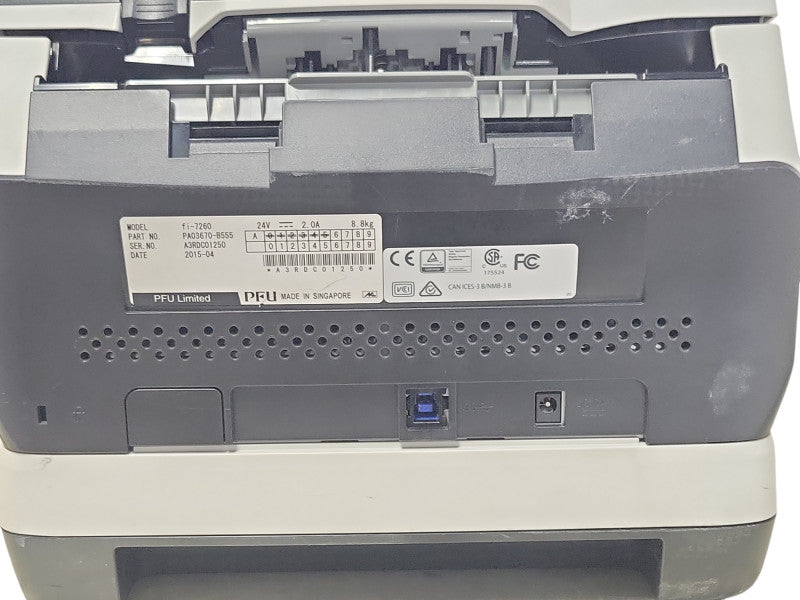 Fujitsu fi-7260 Color Image Document Scanner, READ _