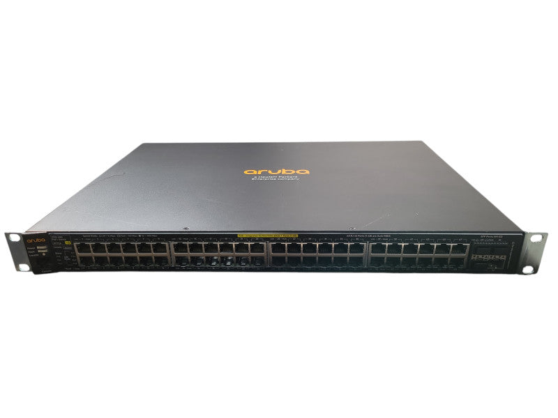 ARUBA J9772A 2530-48G PoE+ 48 PORT ETHERNET SWITCH W/ RACK EARS !