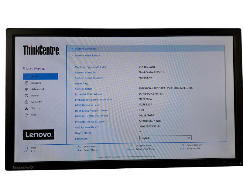 Lenovo ThinkCentre M75q-1 | Ryzen 5 PRO 3400GE @3.3GHz, 16GB DDR4, 256GB NVMe