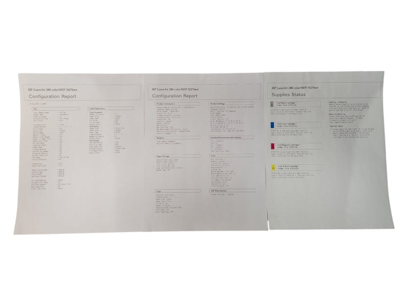 HP LaserJet Pro 200 Color MFP M276nw All in One Color Printer With Toner