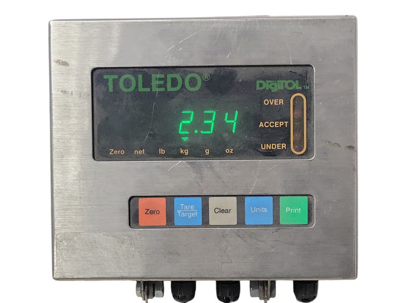 DigiTol Toledo scale 8510 Digital Scale Display Screen, READ _